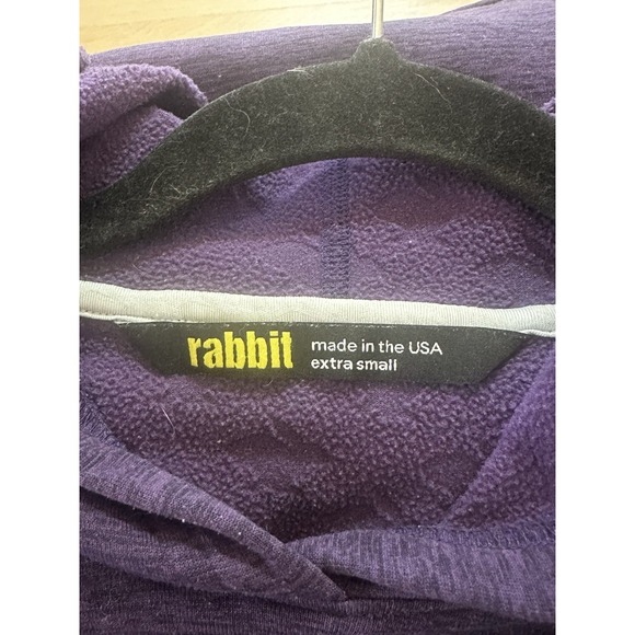Vintage rabbit purple size XS Duodry Long Sleeve‎ Fleece Lined Top - Picture 5 of 9